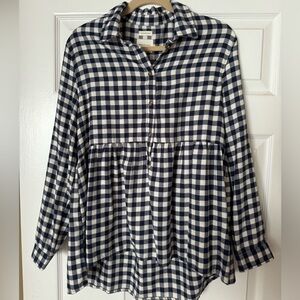 American Eagle Gingham Blouse